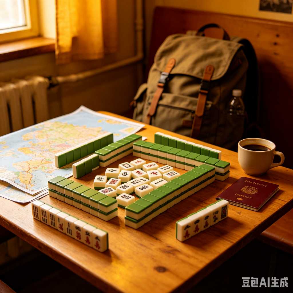 oil painting mahjong set