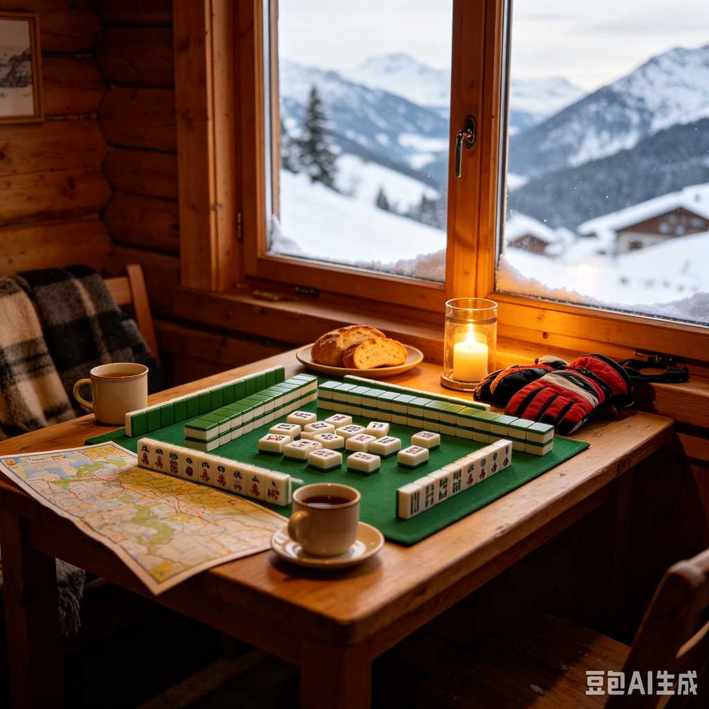cute mini mahjong tiles set