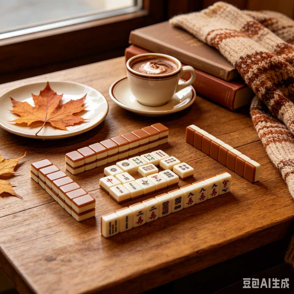 decorative mahjong tiles set