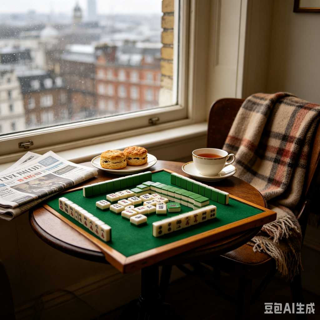 handheld mahjong tiles set
